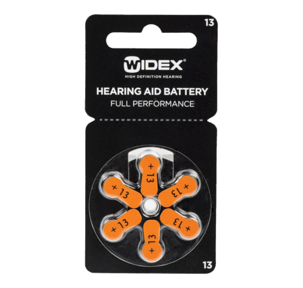 Hearing Aid Battery Size 13 (6 Batteries)