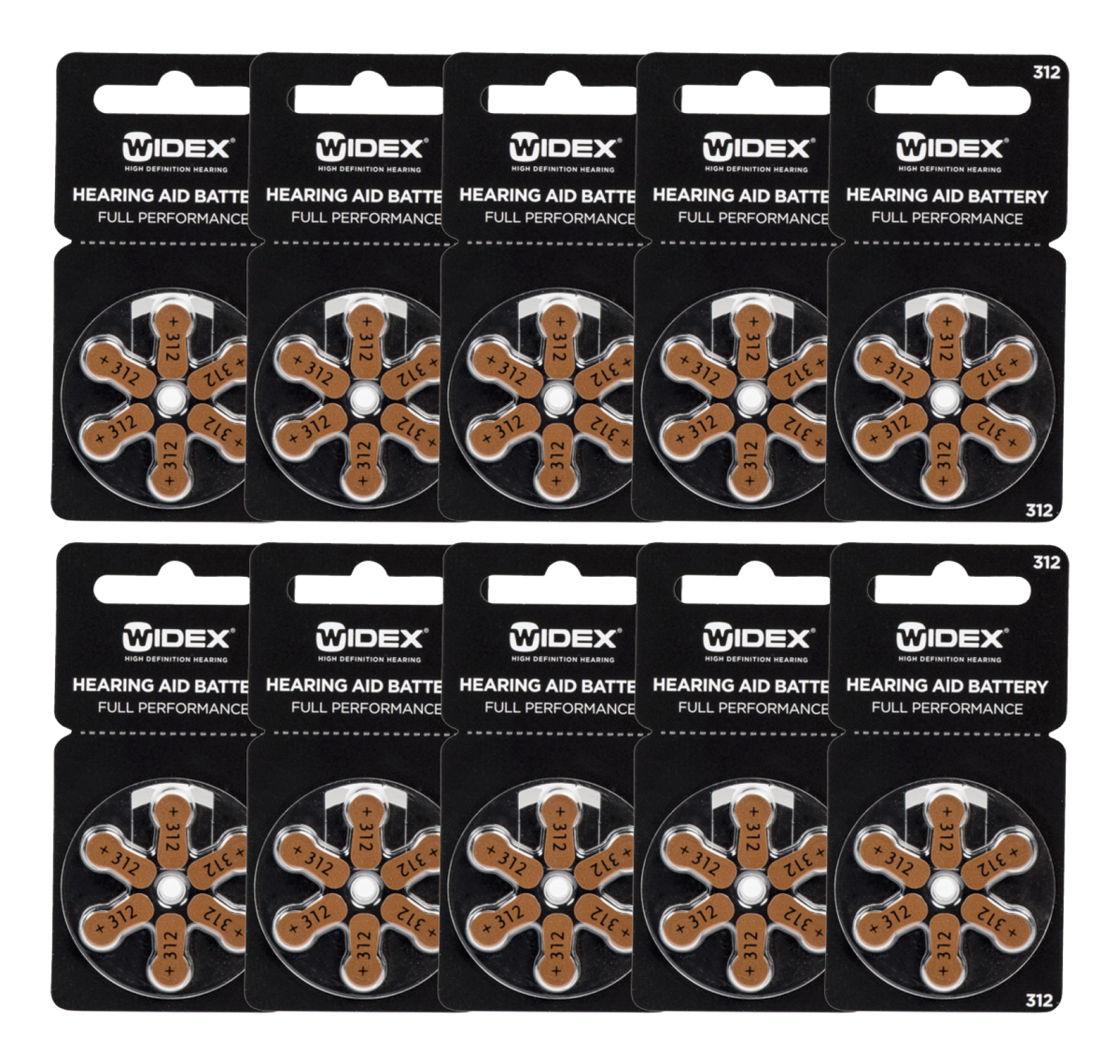 Hearing Aid Battery Size 312 (60 Batteries) Bloom Hearing Specialists