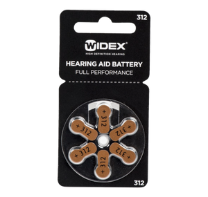 Hearing Aid Battery Size 312 (6 Batteries)