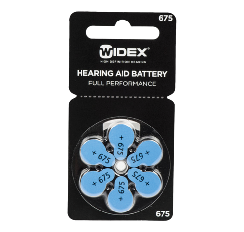 Hearing Aid Battery Size 675 (6 Batteries)