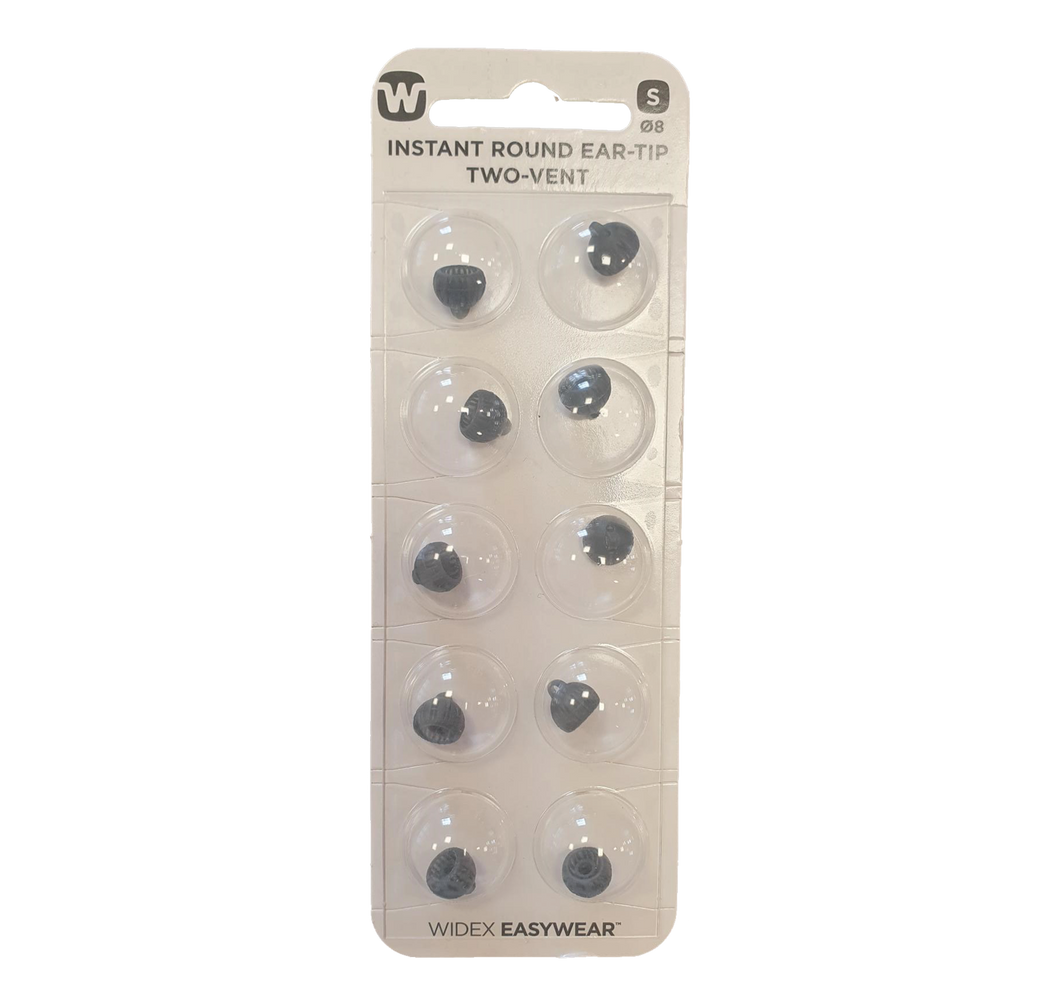 Widex Instant Round Two-Vent Ear Tip Pack of 10 Small