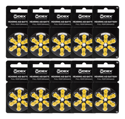 Hearing Aid Battery Size 10 (60 Batteries)