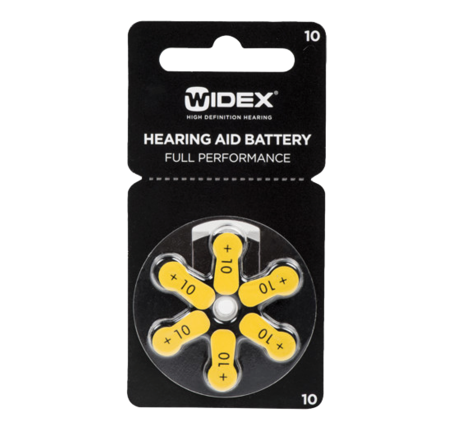 Hearing Aid Battery Size 10 (6 Batteries)