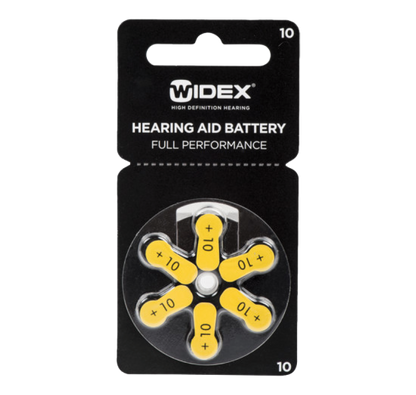 Hearing Aid Battery Size 10 (6 Batteries)
