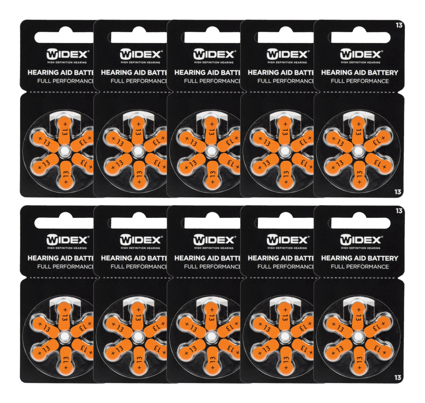 Hearing Aid Battery Size 13 (60 Batteries)