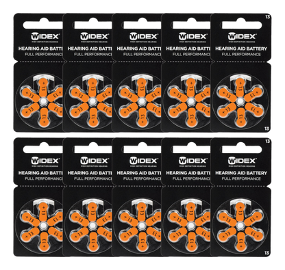 Hearing Aid Battery Size 13 (60 Batteries)