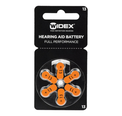 Hearing Aid Battery Size 13 (6 Batteries)