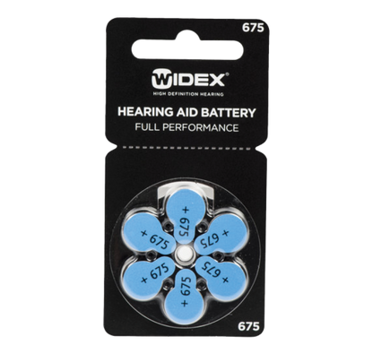 Hearing Aid Battery Size 675 (6 Batteries)