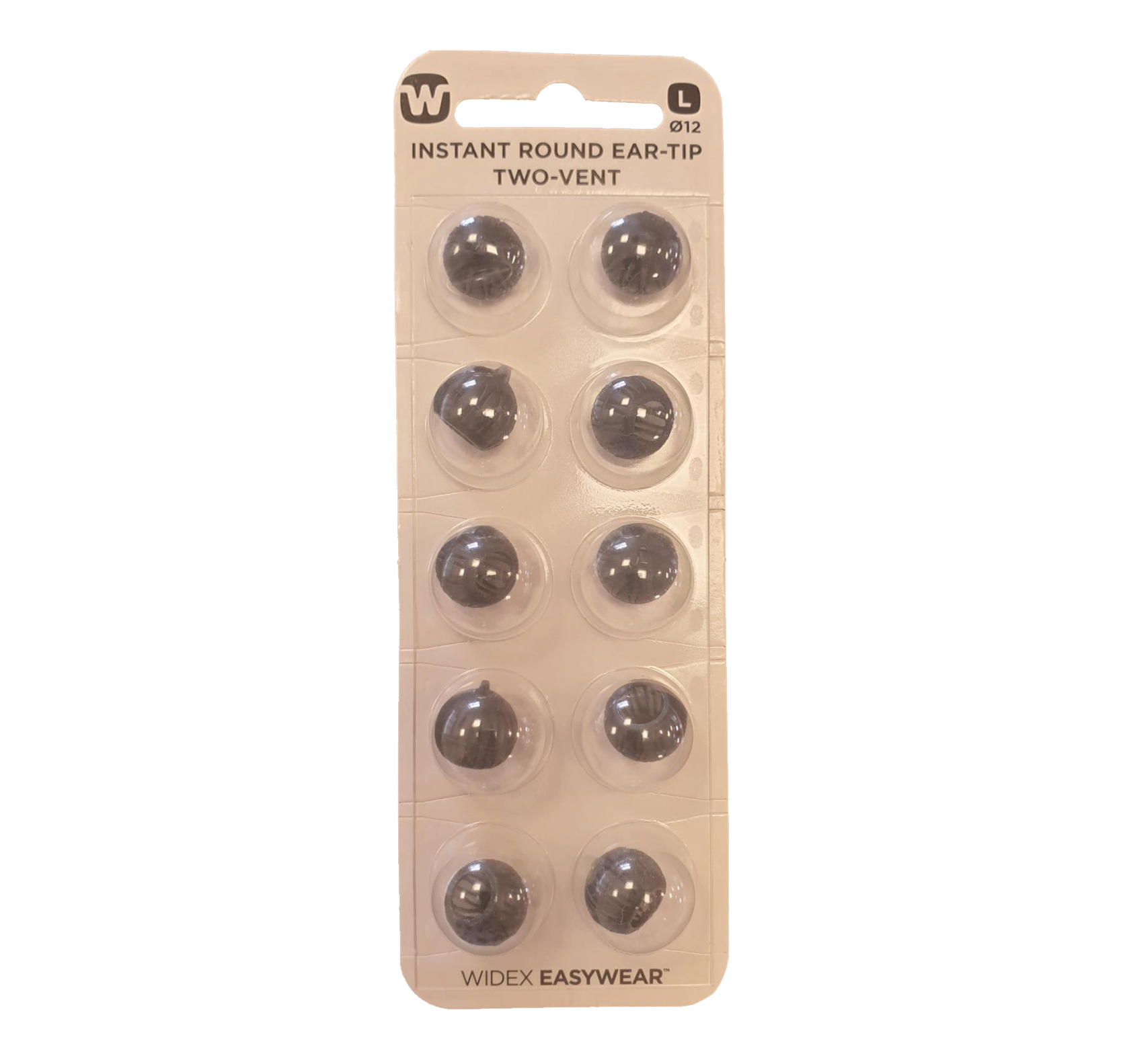 Widex Instant Round Two-Vent Ear Tip Pack of 10 Large