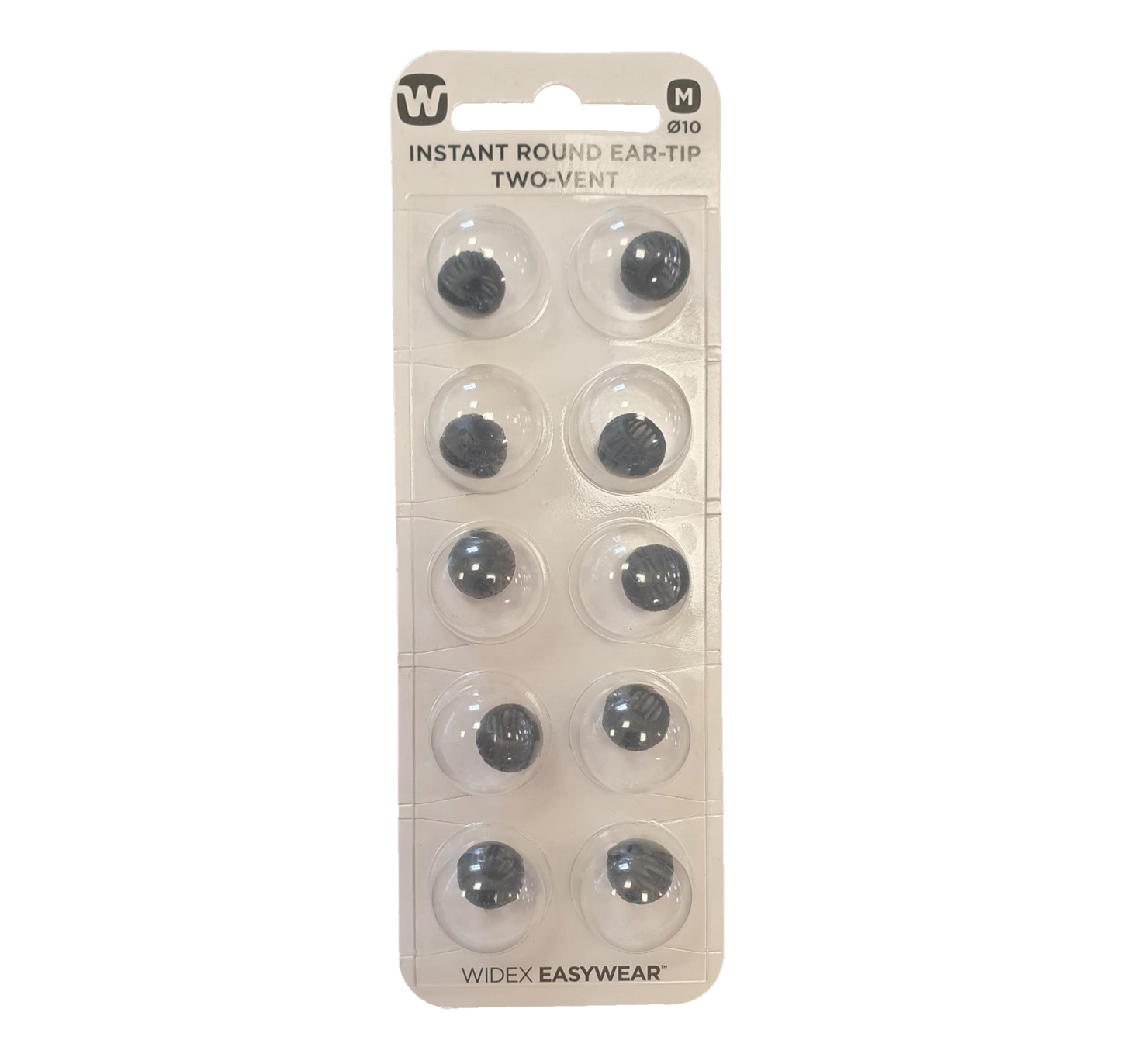 Widex Instant Round Two-Vent Ear Tip Pack of 10 Medium