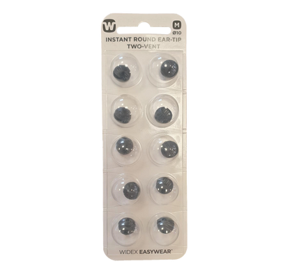Widex Instant Round Two-Vent Ear Tip Pack of 10 Medium