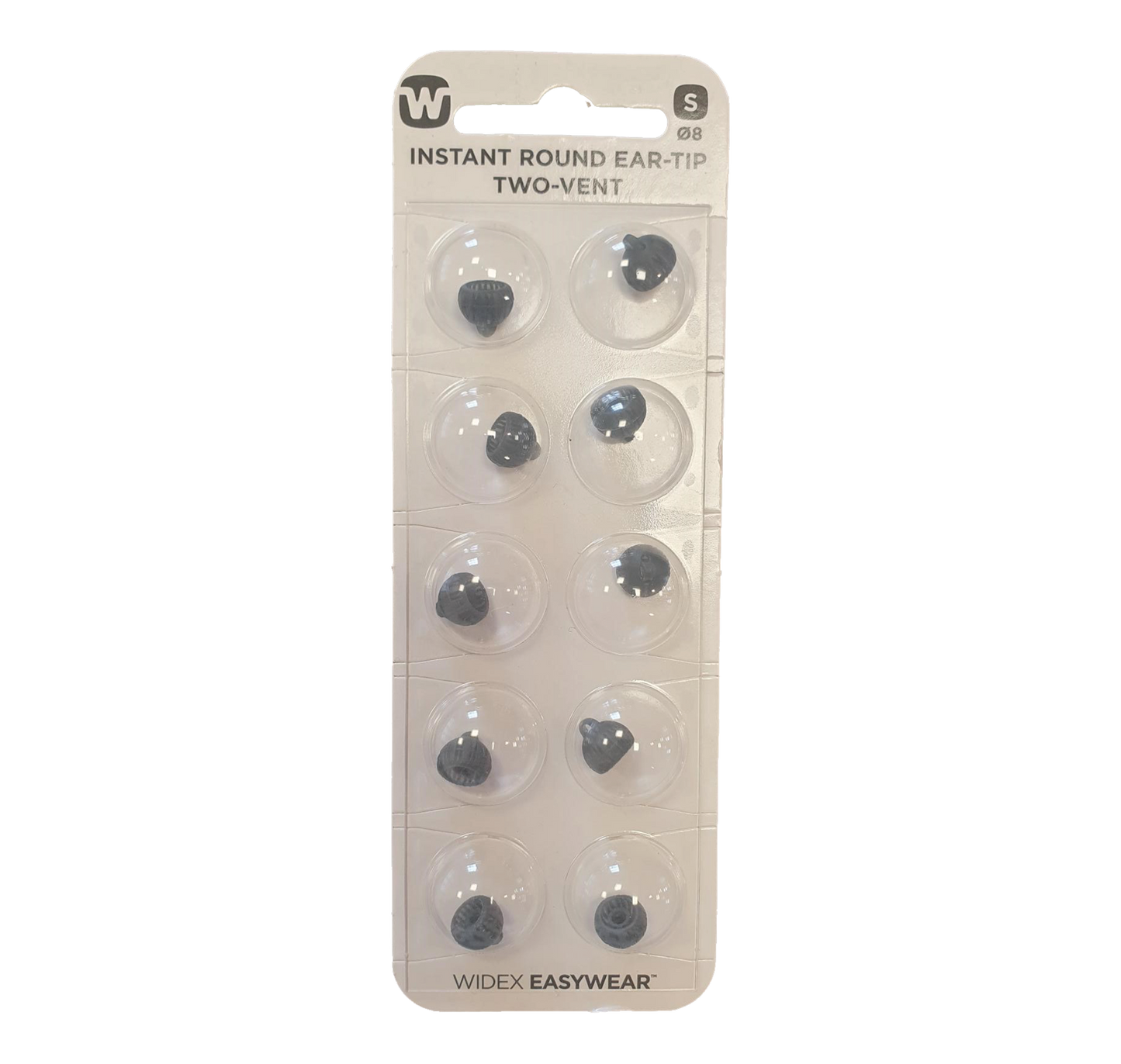 Widex Instant Round Two-Vent Ear Tip Pack of 10 Small