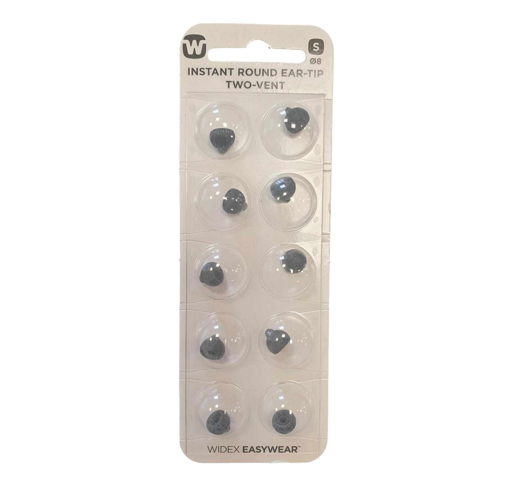 Widex Instant Round Two-Vent Ear Tip Pack of 10 Small